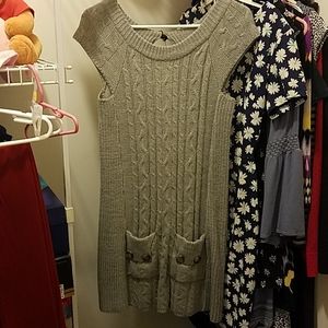 Gray Sweater Dress